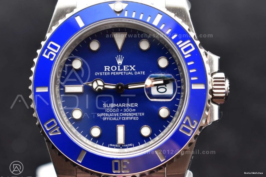 1:1 LB VSF 116619 VS 1134 Edition 904L Best Steel Ceramic Submariner Blue WaterResistant 0809
